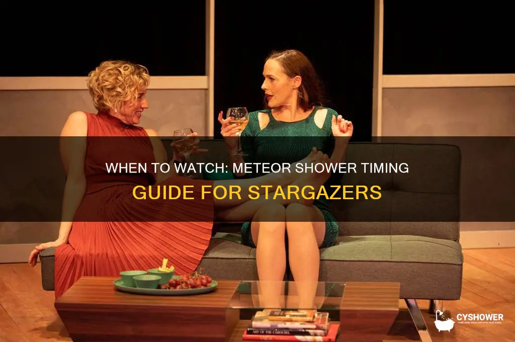 what time deos the meteor shower happen