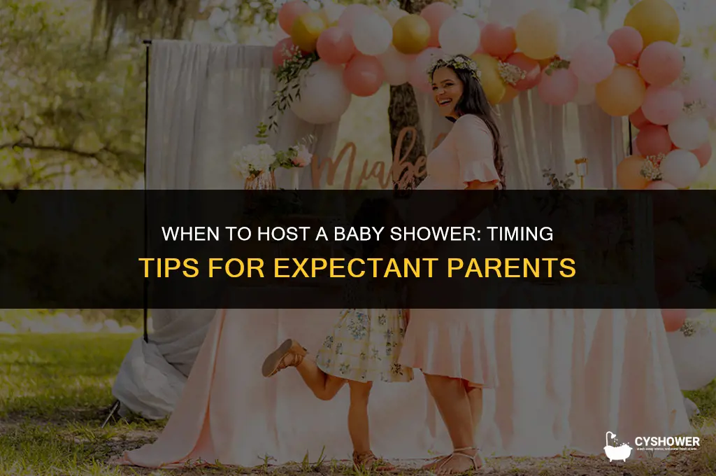 what time do you hold a baby shower