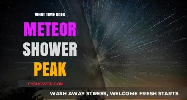 When to Watch: Meteor Shower Peak Time Guide