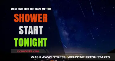 Blaze Meteor Shower Start Time: Tonight's Celestial Spectacle Guide