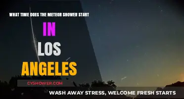 Los Angeles Meteor Shower Start Time: When and Where to Watch