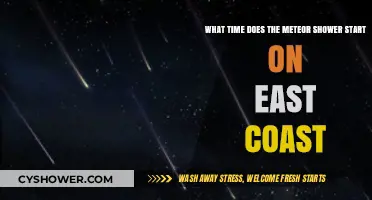 East Coast Meteor Shower Start Time: When to Watch the Night Sky