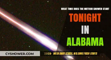 Alabama's Meteor Shower Tonight: Start Time and Viewing Tips