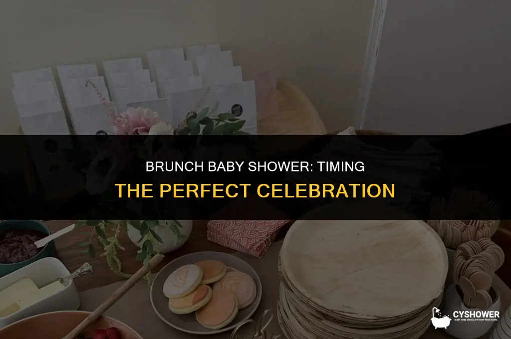 what time is a brunch baby shower