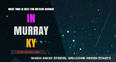 Best Time to Watch Meteor Shower in Murray, KY