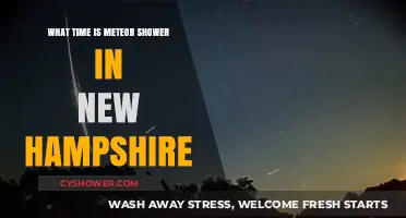 New Hampshire Meteor Shower: Best Viewing Times and Tips
