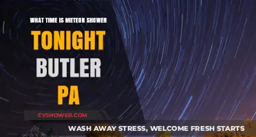 Butler PA Meteor Shower Tonight: Start Time and Viewing Tips