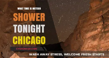 Chicago's Night Sky: Meteor Shower Viewing Time Tonight