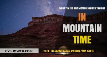 Mountain Time Meteor Shower: Tonight's Peak Viewing Hours Guide