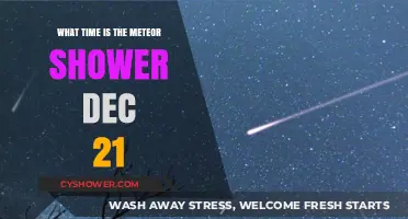 December 21 Meteor Shower: Peak Viewing Time and Tips