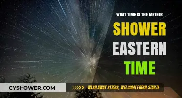 Eastern Time Meteor Shower Peak: When and Where to Watch