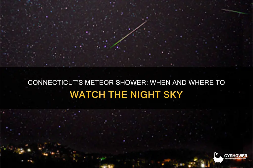 what time is the meteor shower in connecticut