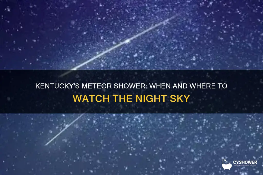what time is the meteor shower in kentucky