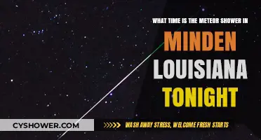 Minden, Louisiana Meteor Shower: Tonight's Peak Viewing Time Guide
