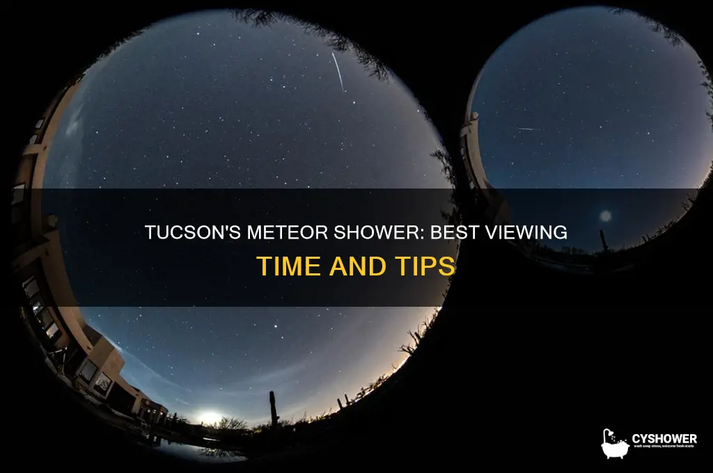 what time is the meteor shower in tucson
