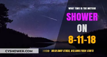August 11, 2018 Meteor Shower: Peak Viewing Time Guide