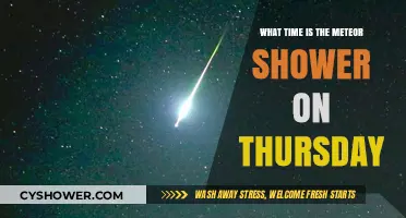 Thursday's Meteor Shower: Best Viewing Time and Tips