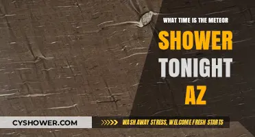 Arizona's Night Sky: Meteor Shower Viewing Time Tonight Revealed