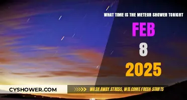February 8, 2025 Meteor Shower: Best Viewing Time Tonight