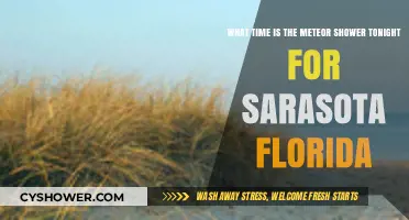 Sarasota's Night Sky: Meteor Shower Viewing Time Tonight