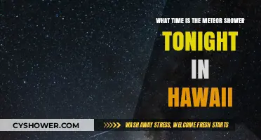 Hawaii's Meteor Shower Tonight: Best Viewing Time and Tips