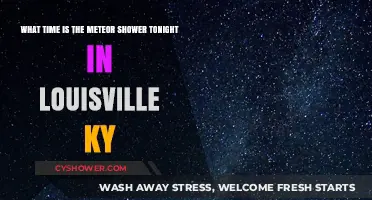 Louisville KY Meteor Shower Tonight: Start Time and Viewing Tips