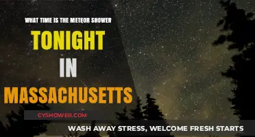 Massachusetts Meteor Shower Tonight: Peak Viewing Time and Tips