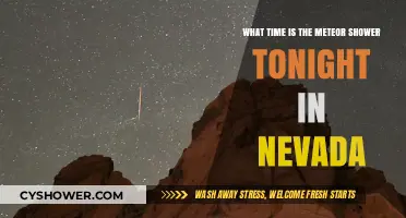 Nevada's Night Sky: Meteor Shower Viewing Time Tonight
