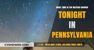 Pennsylvania's Meteor Shower Tonight: Start Time and Viewing Tips