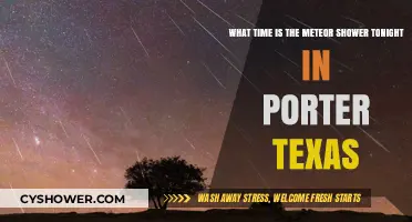 Porter, Texas Meteor Shower: Tonight's Peak Viewing Time Guide