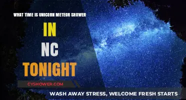 Unicorn Meteor Shower Viewing Time in NC Tonight: A Guide