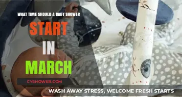 Spring into Celebration: The Ideal Start Time for a March Baby Shower