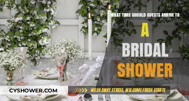 Bridal Shower Timing: When Should Guests Arrive for the Celebration?