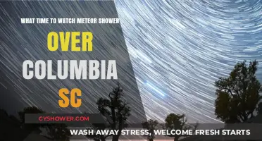 Best Time to Watch Meteor Shower in Columbia, SC