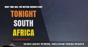 South Africa's Meteor Shower Start Time Tonight: A Celestial Guide