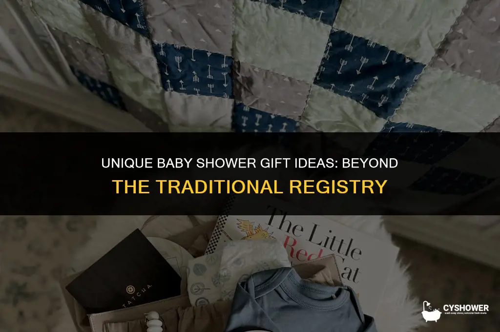 what to ask for alternatives to traditioinal baby shower gifts