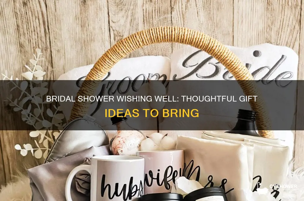 what to bring for a bridal shower wishing well