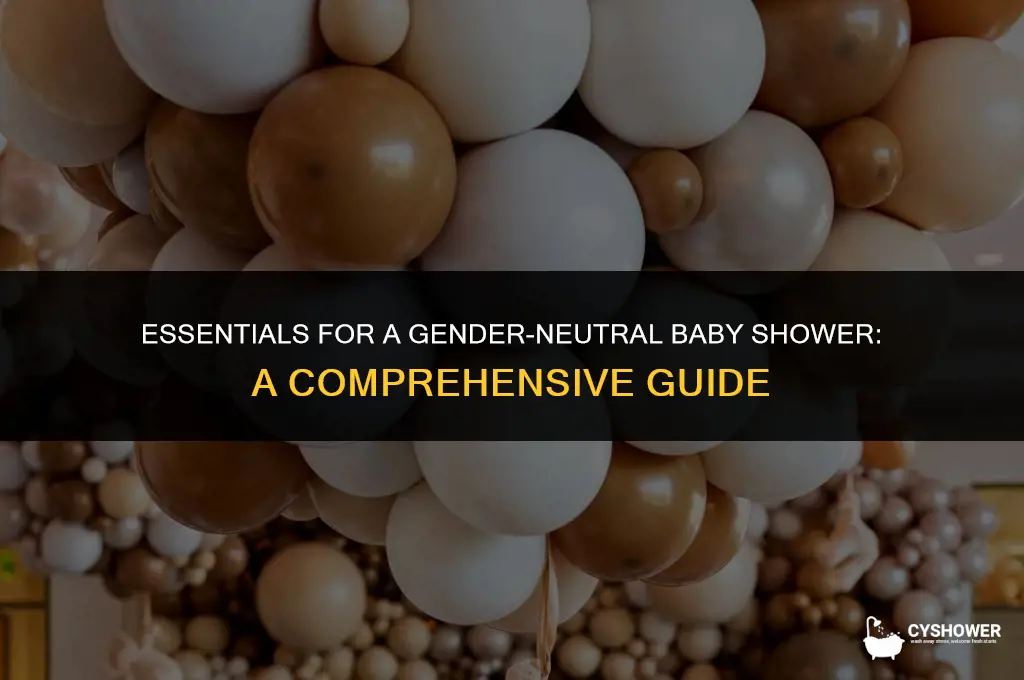 what to bring for a neutral baby shower