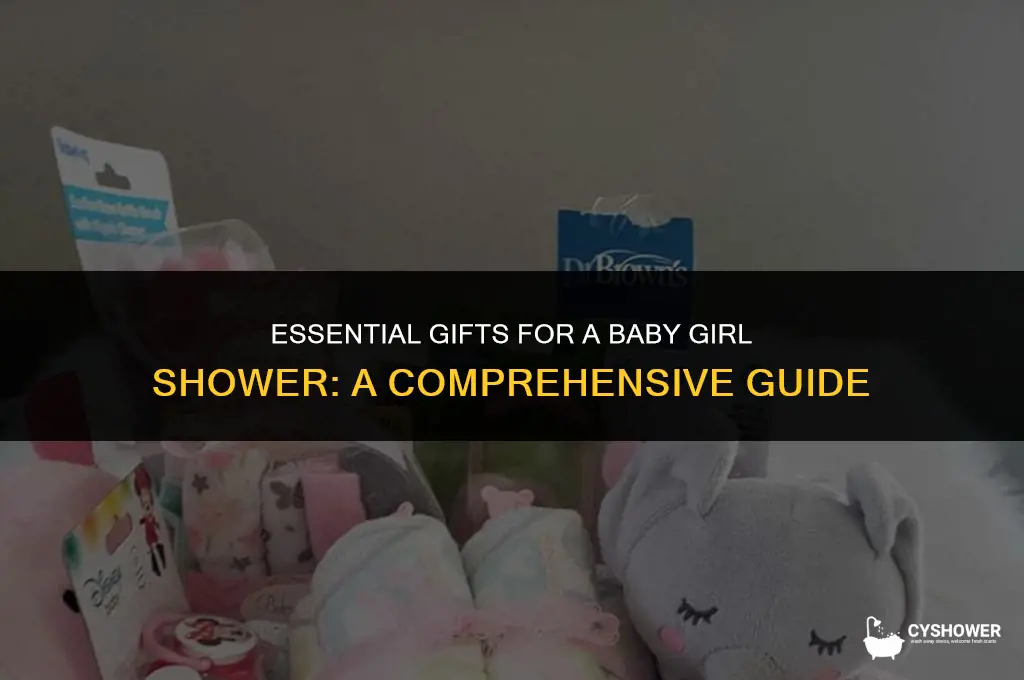 what to bring to a baby girl shower