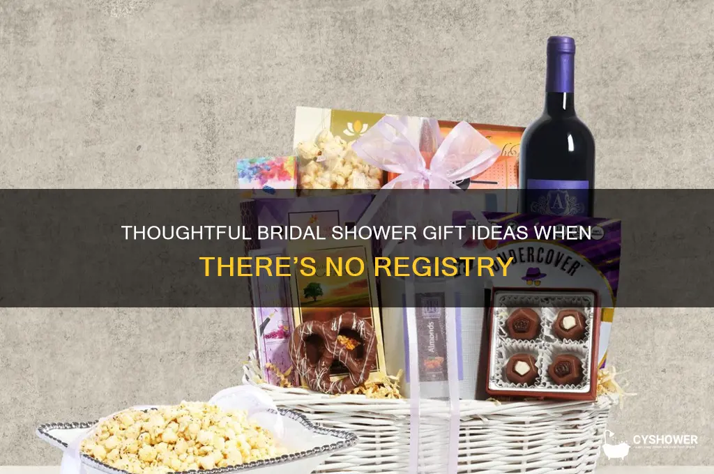 what to bring to a bridal shower without registry