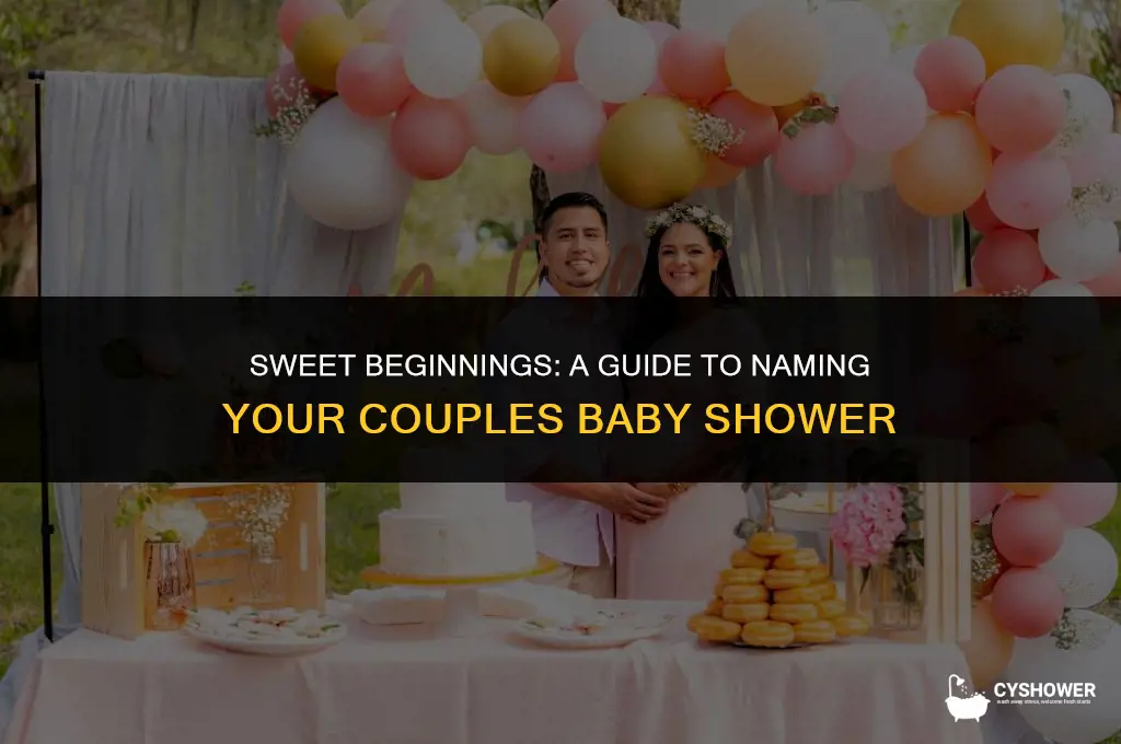 what to call a couples baby shower