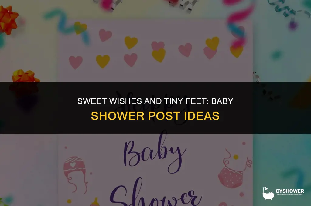 what to comment on baby shower post