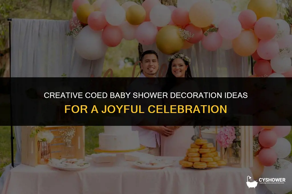 what to decorate at a coed baby shower