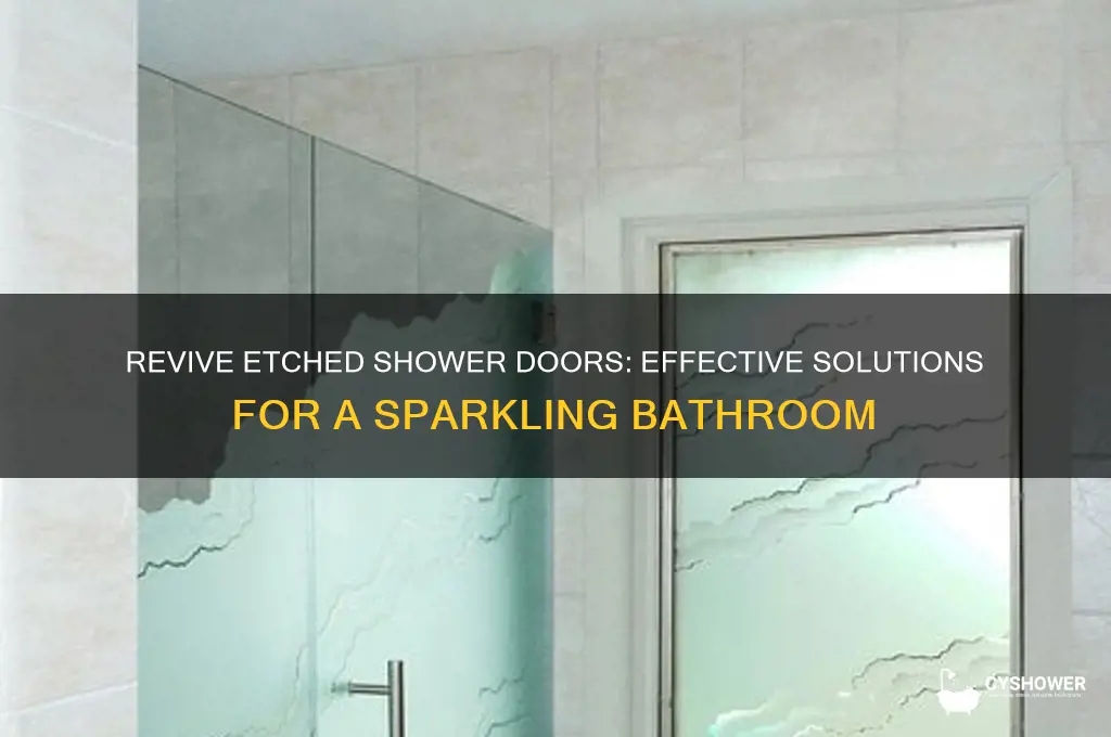 what to do about etched shower doors
