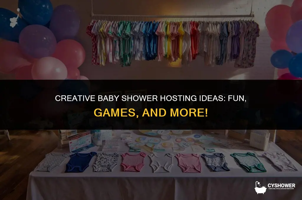 what to do at a baby shower as a host