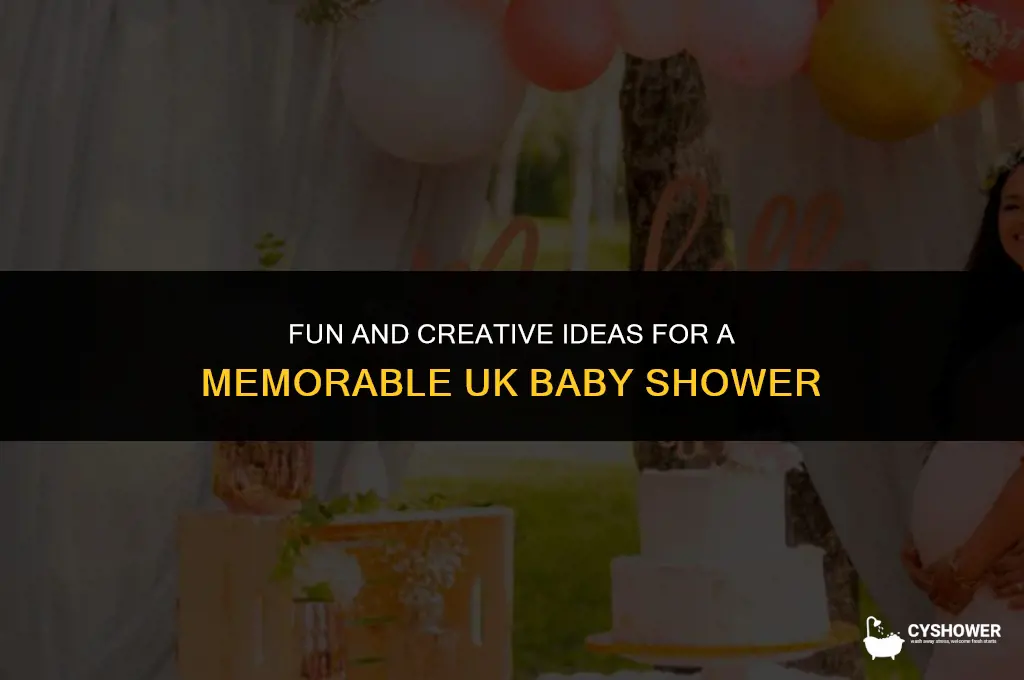 what to do at a baby shower uk