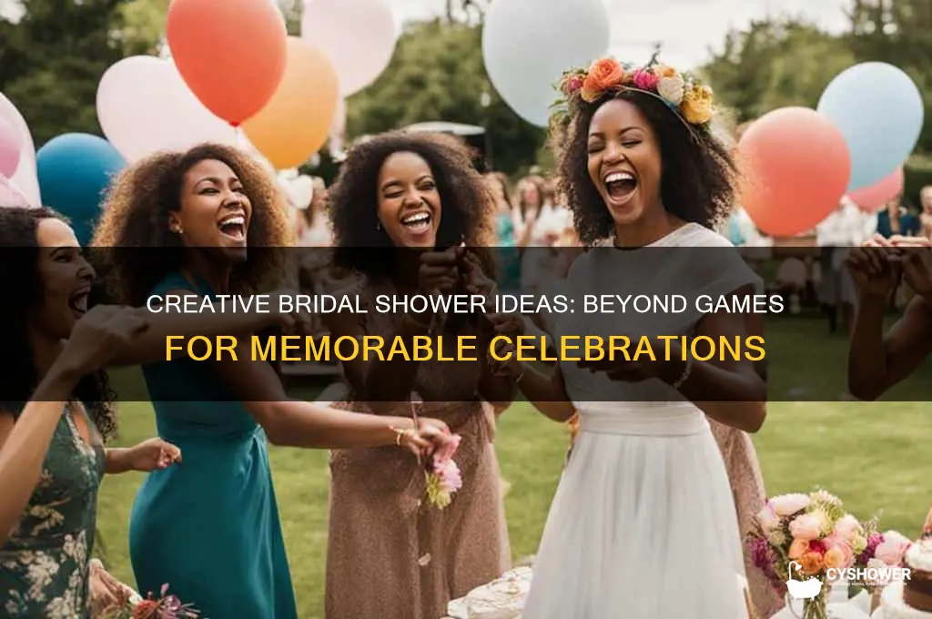 what to do at a bridal shower besides games