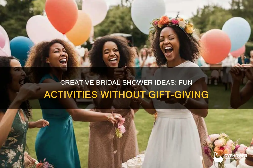 what to do at a bridal shower without gifts