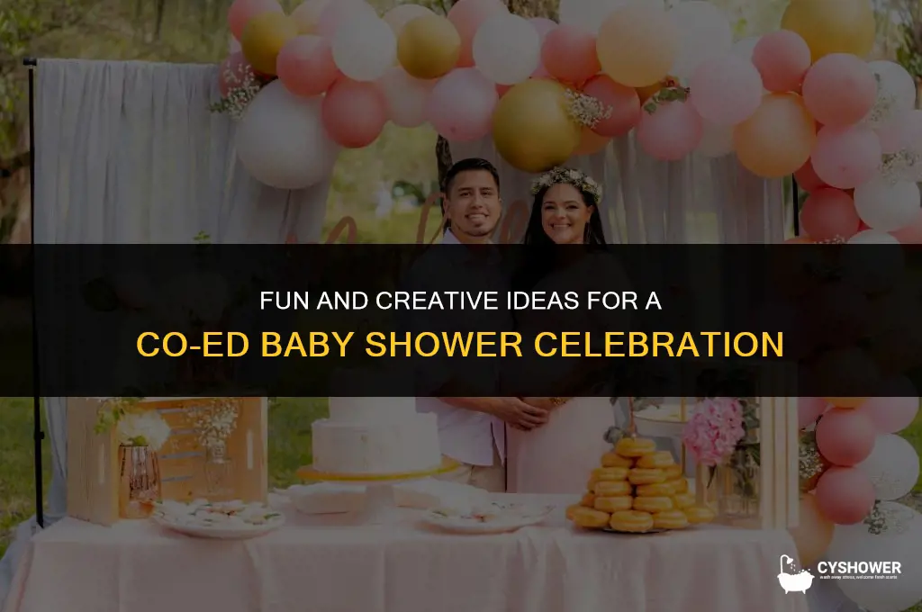 what to do at a co ed baby shower