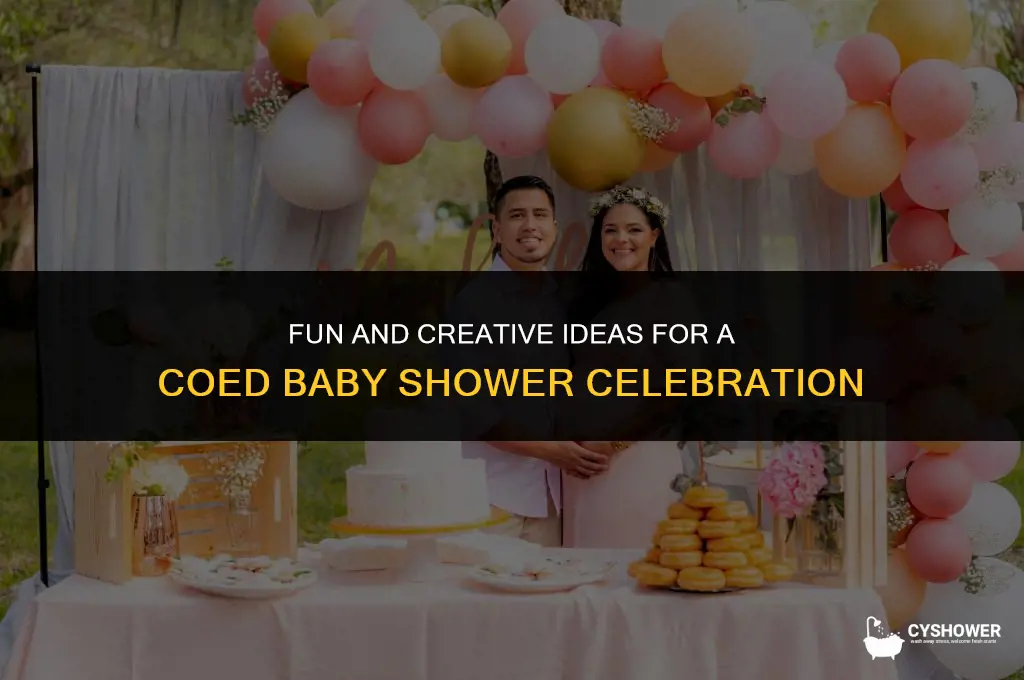 what to do at a coed baby shower